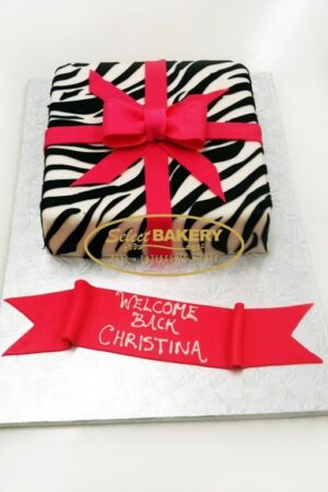 Birthday Cake - Zebra