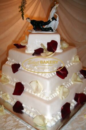 Wedding Cake Square Petals – Select Bakery