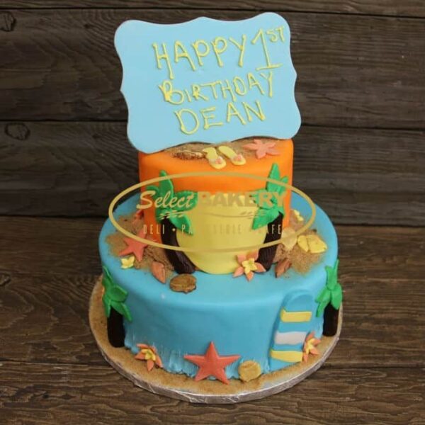 Birthday Cake - Caribbean Island 545
