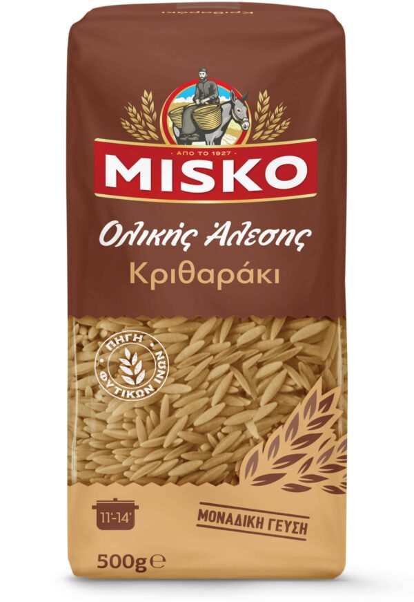 MISKO Risoni (Orzo) Whole Wheat
