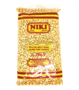 Yellow Split Peas NIKI 750g Split yellow peas belong to the same family as lentils and are highly nutritious—high in both protein and fiber.