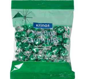 Krinos Menthol Eucalyptus Candy 200g